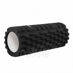 Masážny valec CROSSFIT FOAM ROLLER 33 x 14 cm - čierna