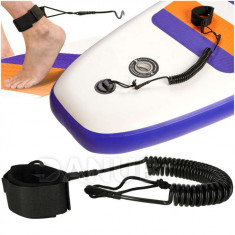 Bezpečnostné elastické lanko na členok na paddleboard - 3m