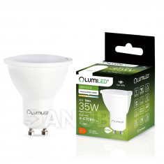 LED žiarovka GU10 - 5W = 35W - 470lm - 4000K - Neutrál 120° LUMILED