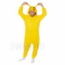 Plyšový overal Kigurumi - vzor pikachu - 130-140 cm