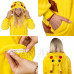 Plyšový overal Kigurumi - vzor pikachu - veľkosť S - 156 cm